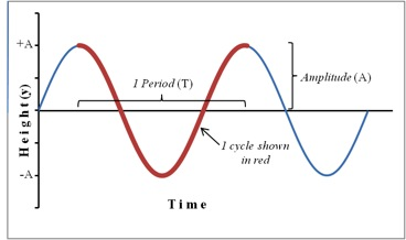 Simple harmonic motion diagram